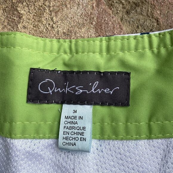 Men’s Quicksilver Board Shorts Size 34 New - Picture 6 of 11